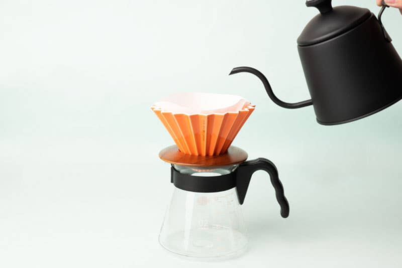 Default Title ORIGAMI Wood Dripper Holder for wholesale on Faire2