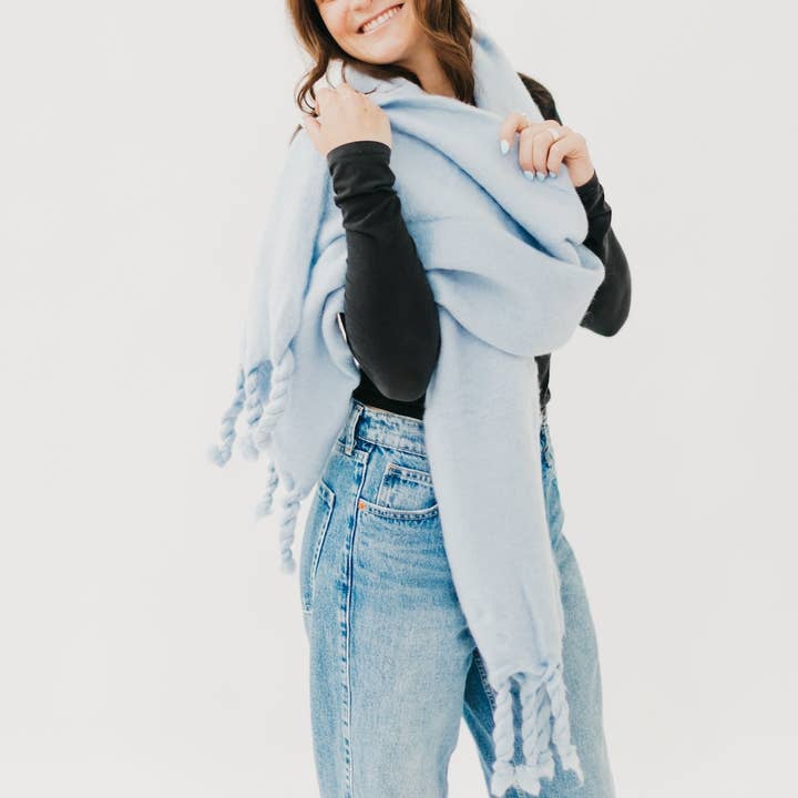 Pretty Simple - Wholesale Scarf - Women's - Seattle Days Fringe Scarf