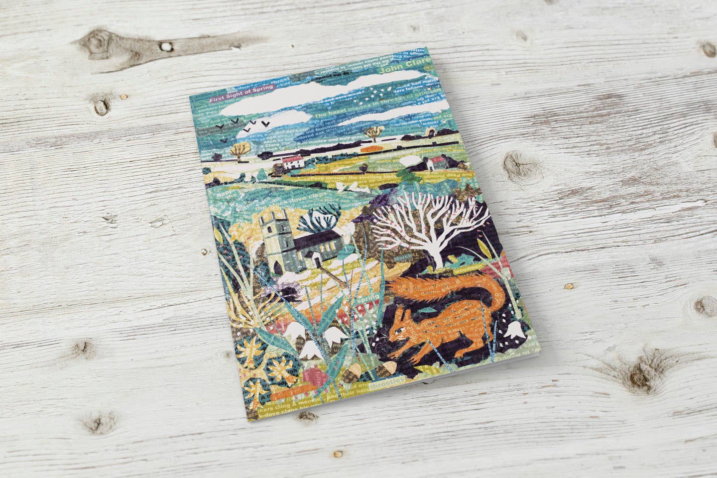 Jamie Poole – wholesale Everyday greeting card – First Sight of Spring – A5 Art Card, Pack of 6, Blank Inside3