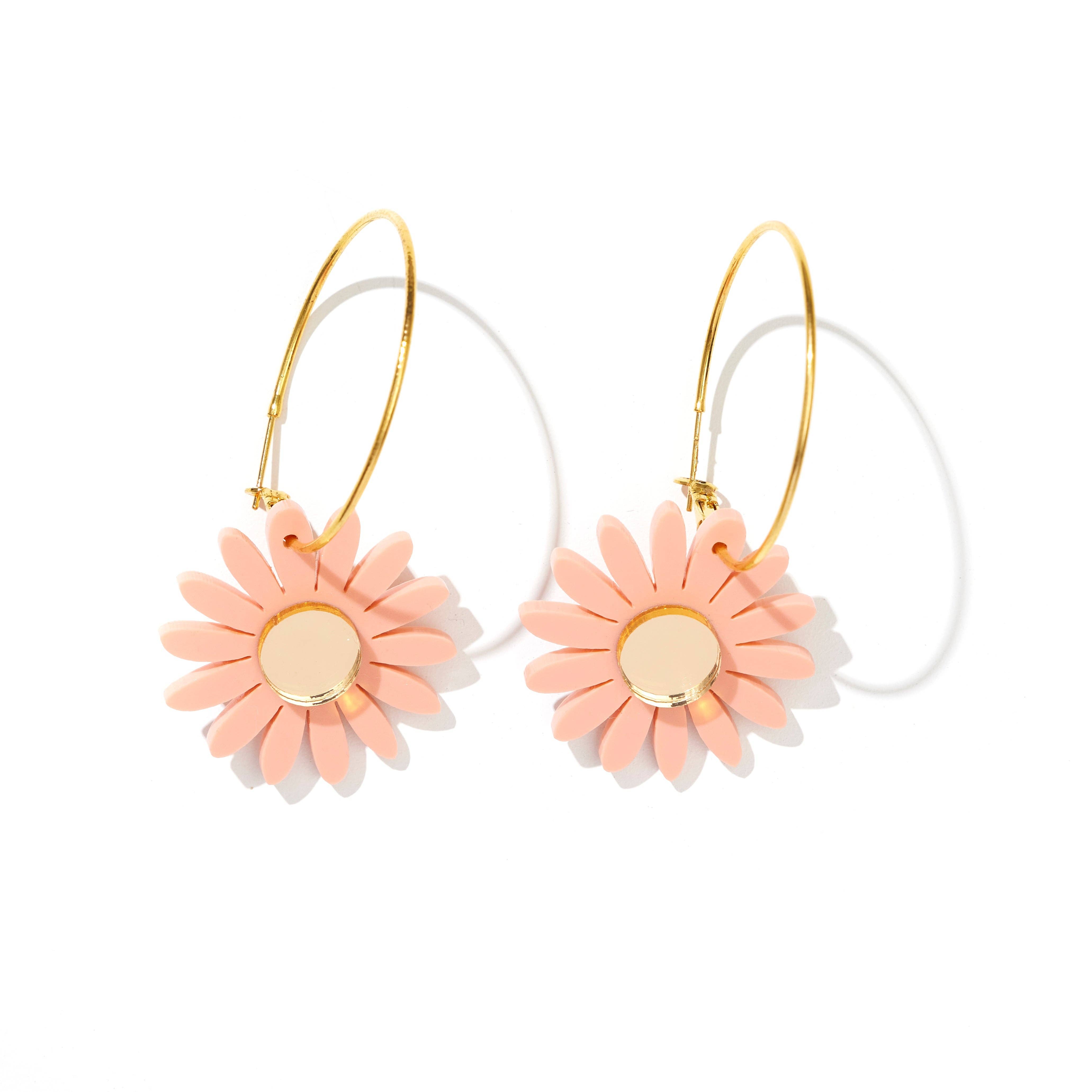 Emeldo - Wholesale Hoop Earrings - Daisy Hoops // Select Daisy Colour + Hoop7
