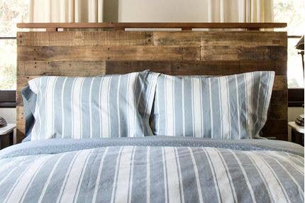 Thread Experiment - Wholesale Bedding Set - Bold Linen Stripe Duvet Cover Set5