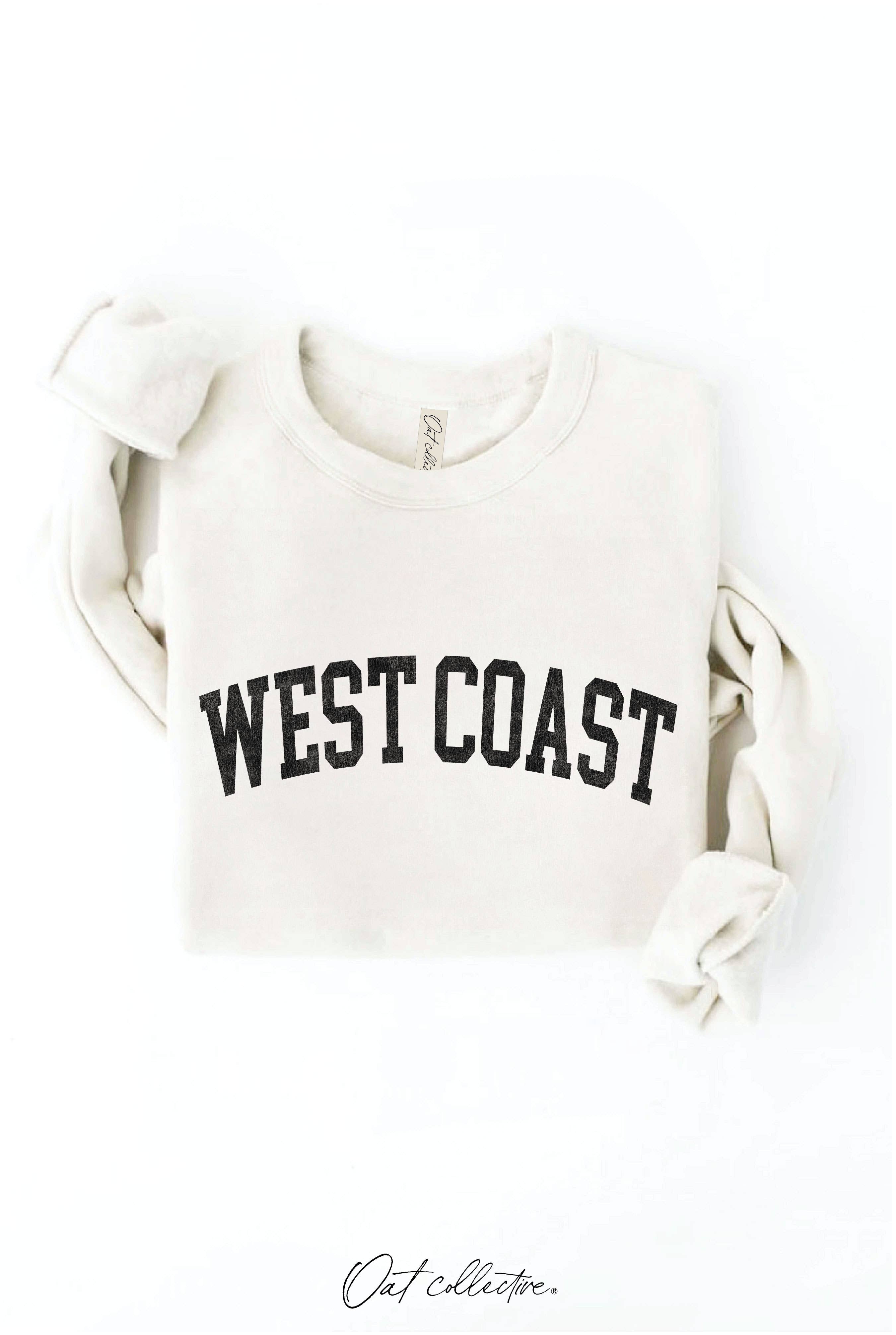 OAT COLLECTIVE – wholesale Graphic sweatshirt – Women’s – WEST COAST Graphic Sweatshirt0
