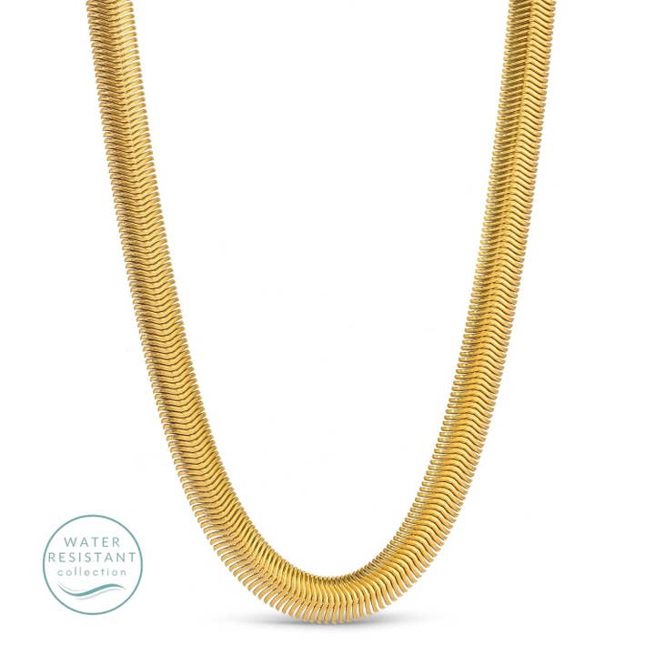 Wide Flex Snake Chain - Water Resistant for wholesale by Splendid Iris
