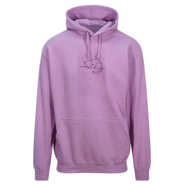 Sleepy Kitty Hoodie Sweater for wholesale by The Pastel Fix