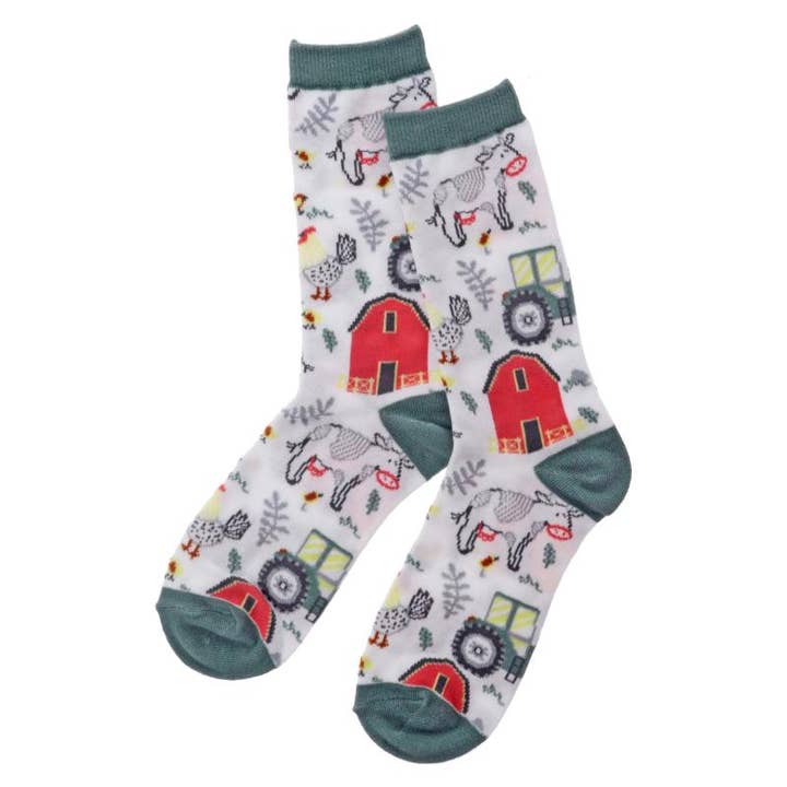 Down on the Farm Tall Sock for wholesale by Jane Marie