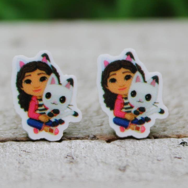 Hylidae Boutique - Wholesale Stud/Post Earrings - Gabby's Dollhouse Stud Earrings0