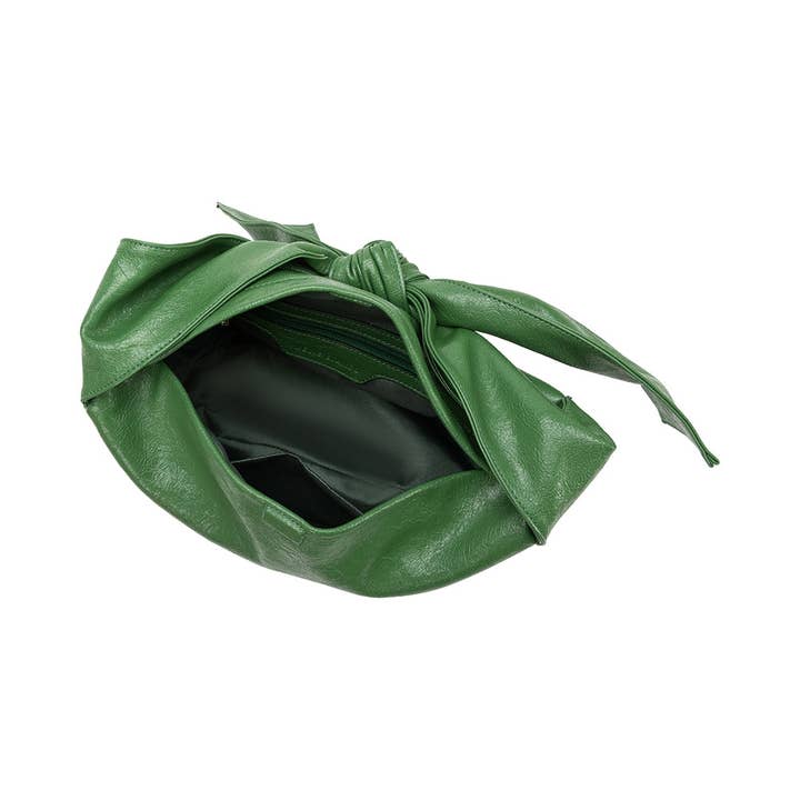 Melie Bianco - Wholesale Crossbody Bag - Women's - Marni Green Recycled Vegan Crossbody Bag