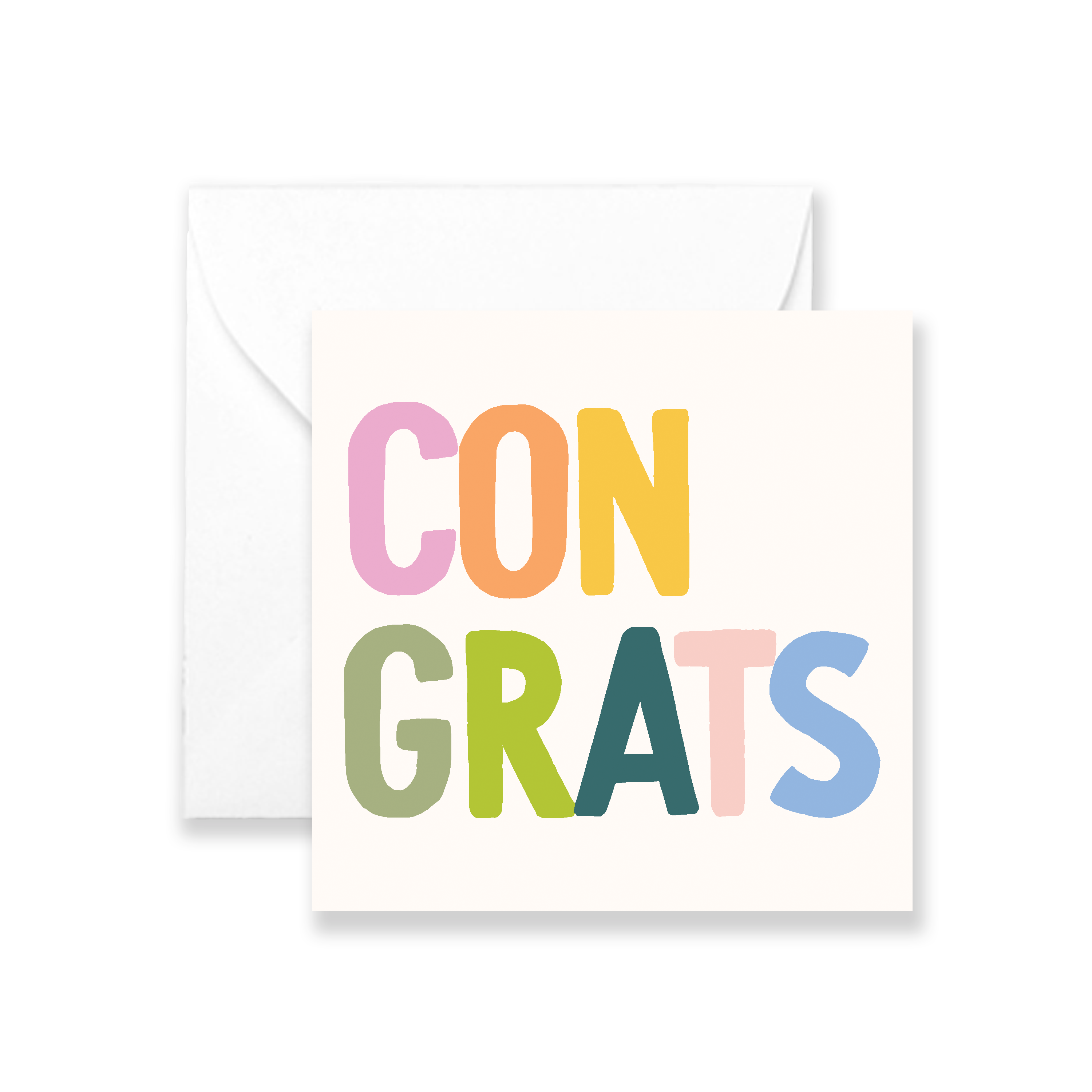 Isabella MG - Wholesale Congratulations Card - Congrats - Izzy Mini Greeting Card0