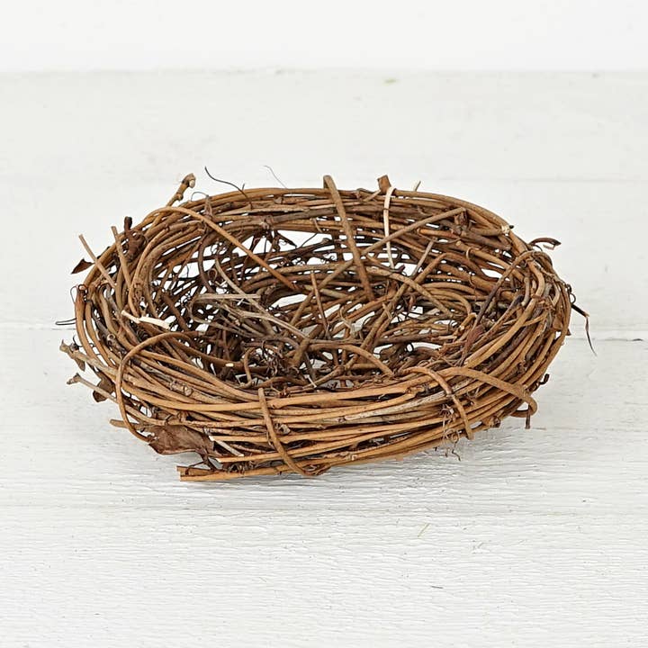 M30925- 6nD Twiggy Bird Nest-Natural- for wholesale by Holiday Depot Inc.