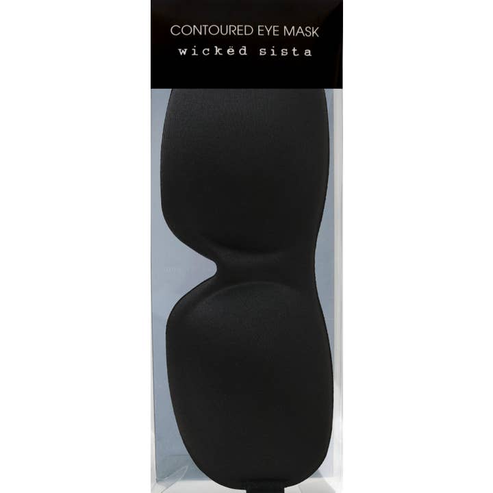 Wicked Sista Accessories - Venta al por mayor Antifaz - Antifaz para dormir negro