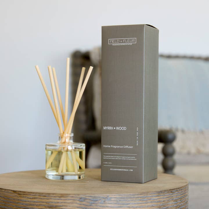 Hillhouse Naturals/Field+Fleur – wholesale Reed diffuser – Myrrh Wood Diffuser Reed 4oz. Ctn.62