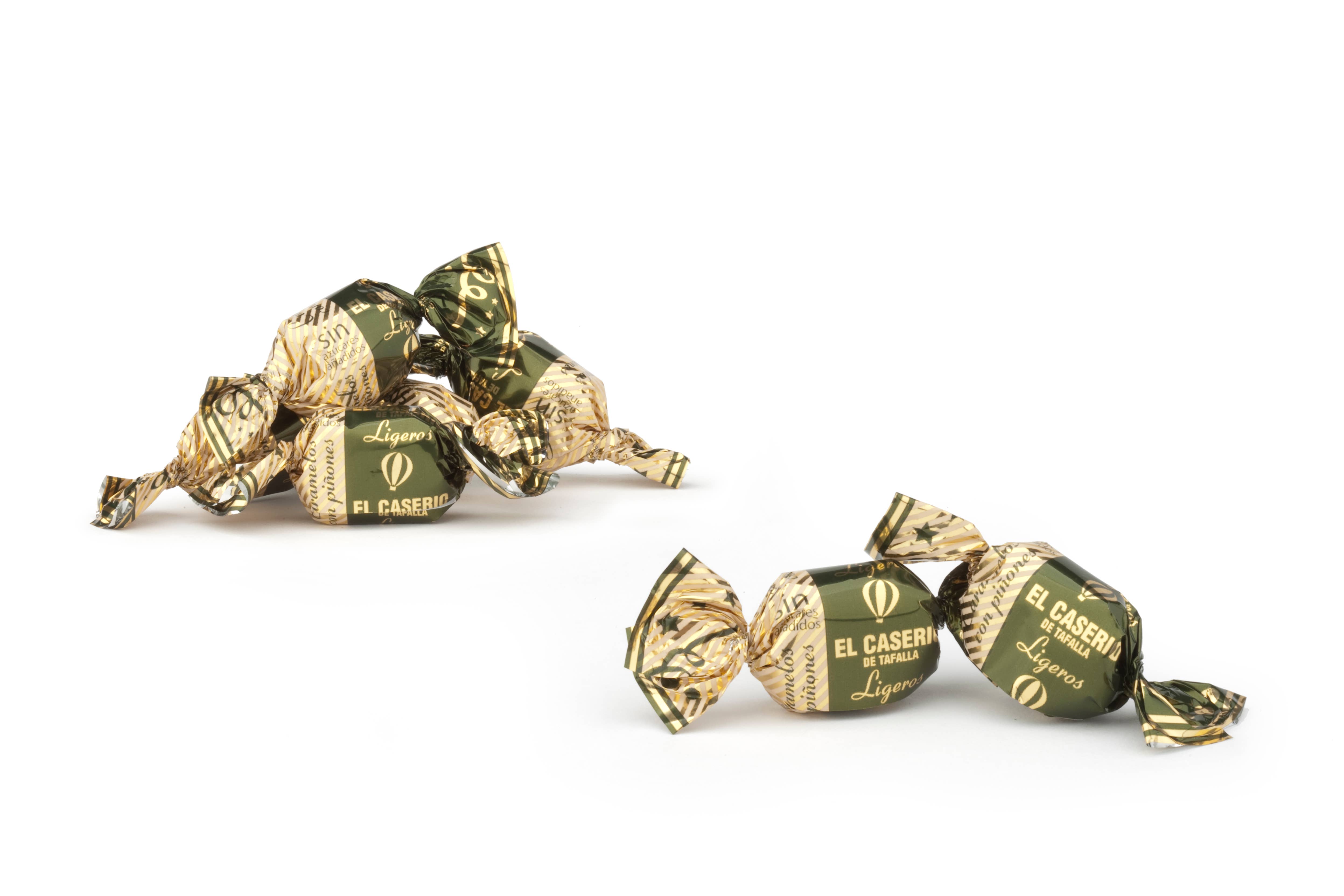 El Caserio de Tafalla - Vente Bonbons durs - Léger aux pignons de pin sans sucres ajoutés ni gluten 231042