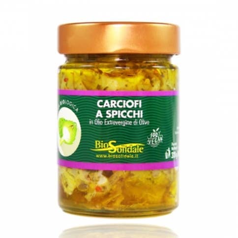 ALCACHOFAS EN GAJOS 300 GR para venta al por mayor de BIOSOLIDALE