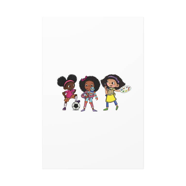 Ikuzi Dolls - Wholesale Art Print - Kids & Baby - Kids' Canvas Wall Art - Playful Characters for Creative Spaces49