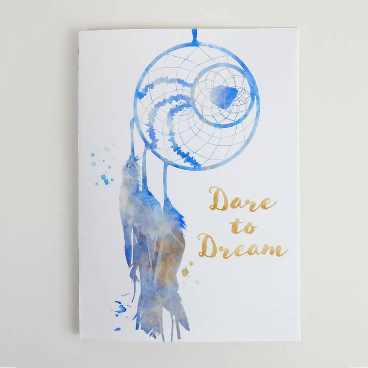 Tarjeta de felicitación «Atréves a soñar» para venta al por mayor de Monague Indigenous Crafts & Gifts