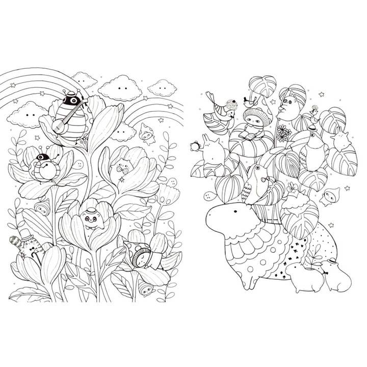 Hachette Book Group - Wholesale Coloring Book - Kids & Baby - A Million Kawaii Cuties Coloring Book