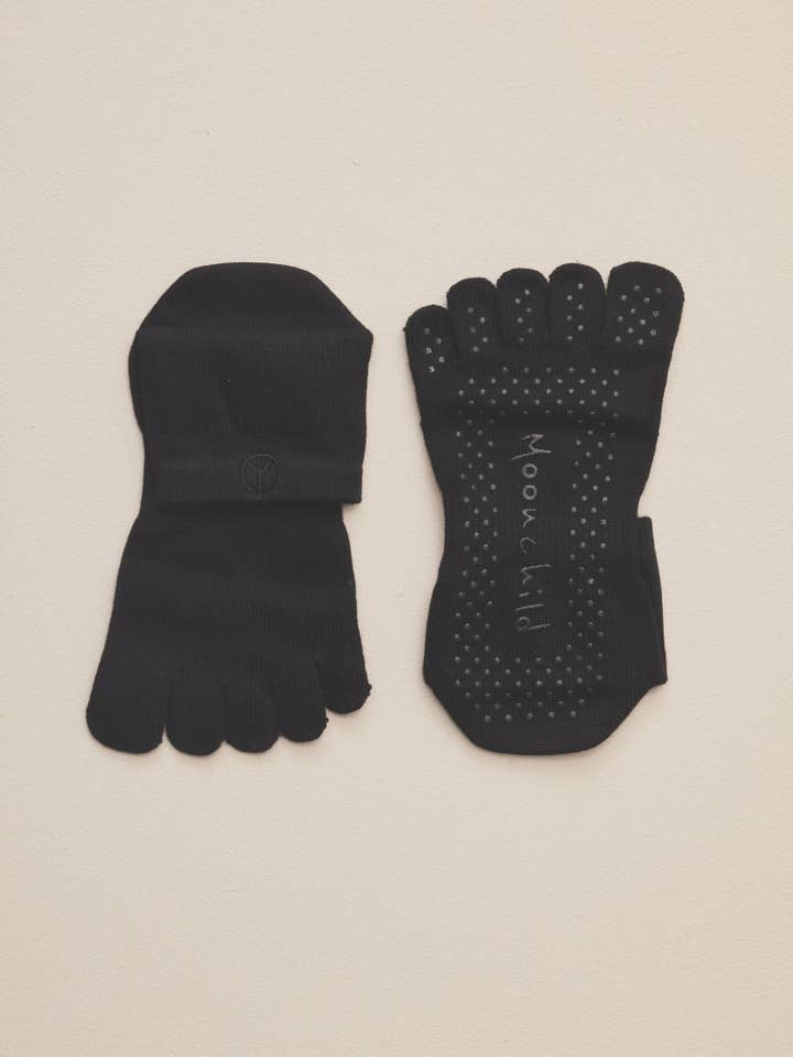 Moonchild Grip Strumpor - Hög - Onyx Svart för wholesale av Moonchild Yoga Wear