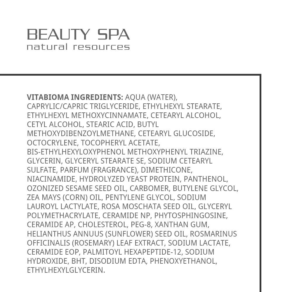 SPA INDUSTRY – Großhandel Anti-Aging-Feuchtigkeitscreme – Beauty Spa OZONIZED PREBIOTIC CREAM LSF 15 VITABIOMA, 50 ml4