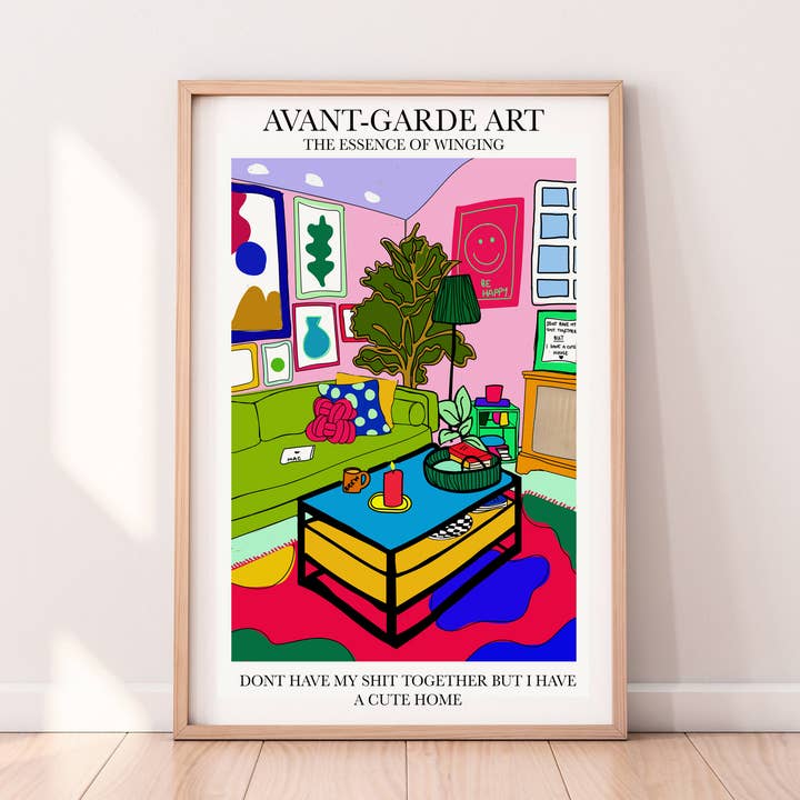 Don't Have My Shit Together A3 Print for wholesale by BLANC Prints UK