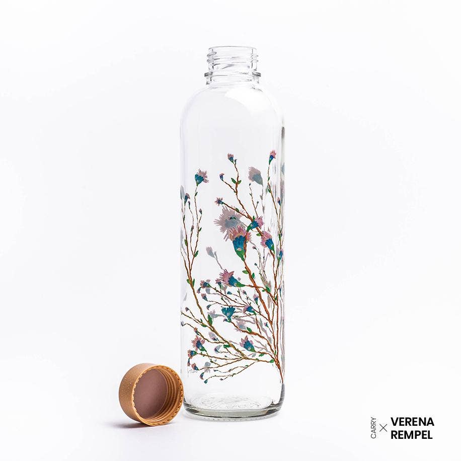 Carry Bottles - Wholesale Water Bottle - Glass Water Bottle - CARRY Bottle HANAMI 1.0l1