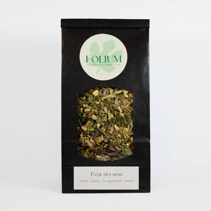 Tisana energizzante biologica: Awakening the Senses per la vendita all'ingrosso da parte di FOLIUM - Les Nouveaux Herbalistes