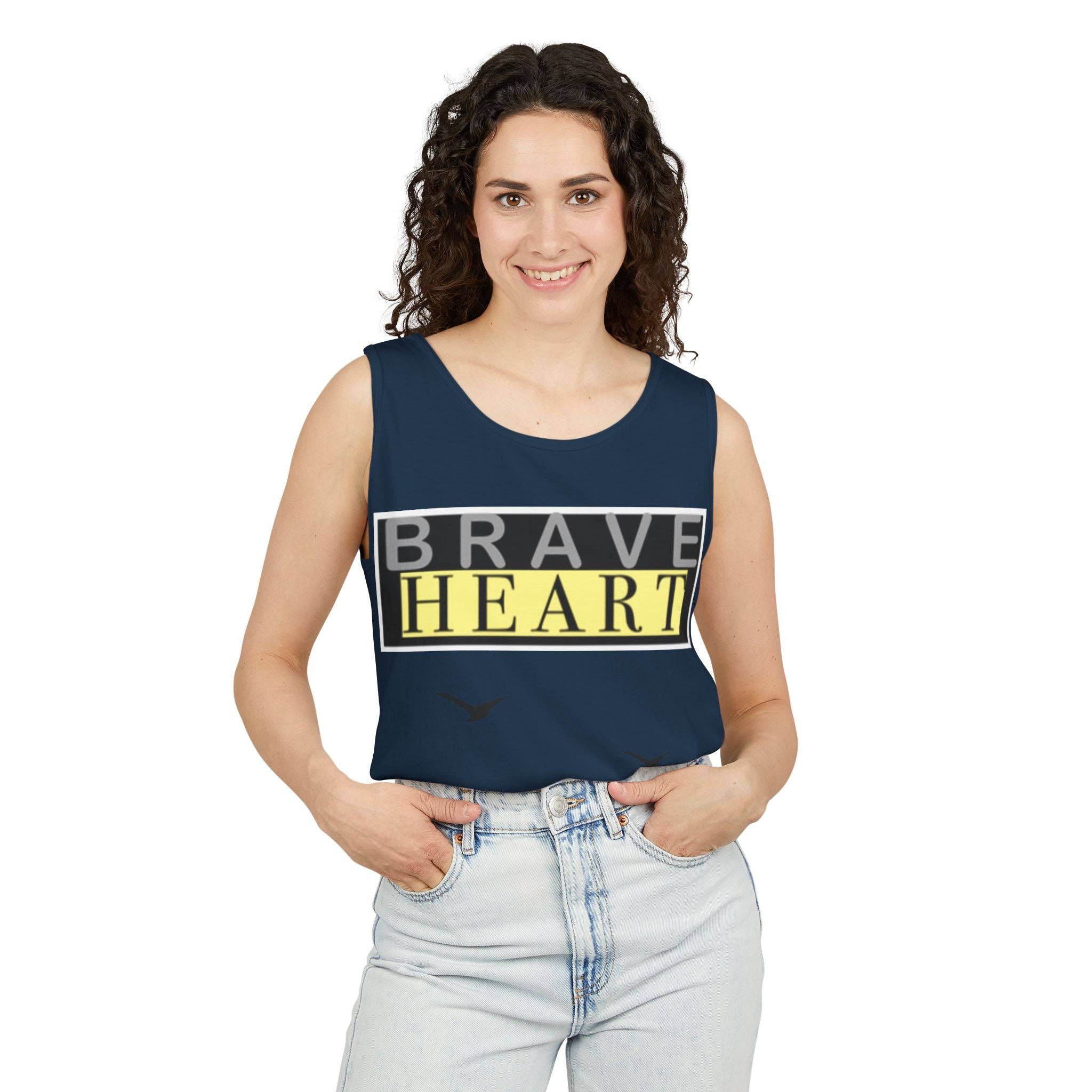 RC'nSONS - Wholesale Tank Top - Men's - Brave Heart Tank Top | Unisex Garment-Dyed Tee44