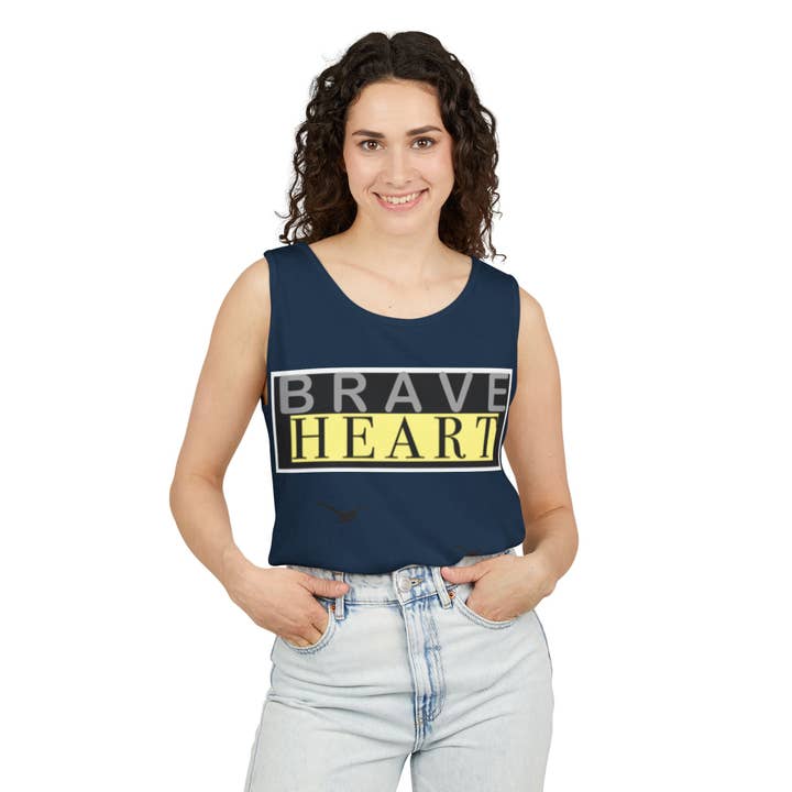 RC'nSONS - Wholesale Tank Top - Men's - Brave Heart Tank Top | Unisex Garment-Dyed Tee44
