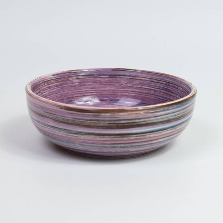 Alfar Tierra Cocida - Wholesale Grater - Handmade Ceramic Grater Plate/Rose LAVENDER