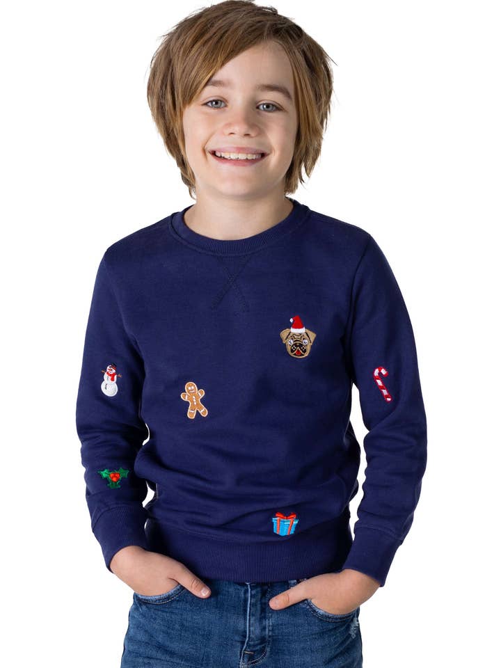 Ícones BOYS X-Mas - Azul por atacado de Oppo Merchandise Group B.V.