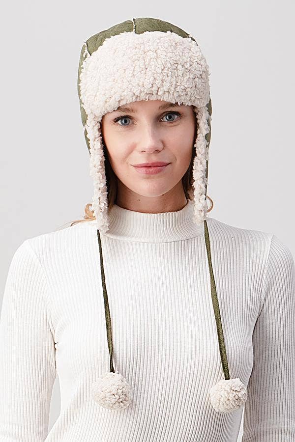 Amerikan Basics - Wholesale Trapper/Bomber Hat - Women's - Sherpa Trapper Hat1