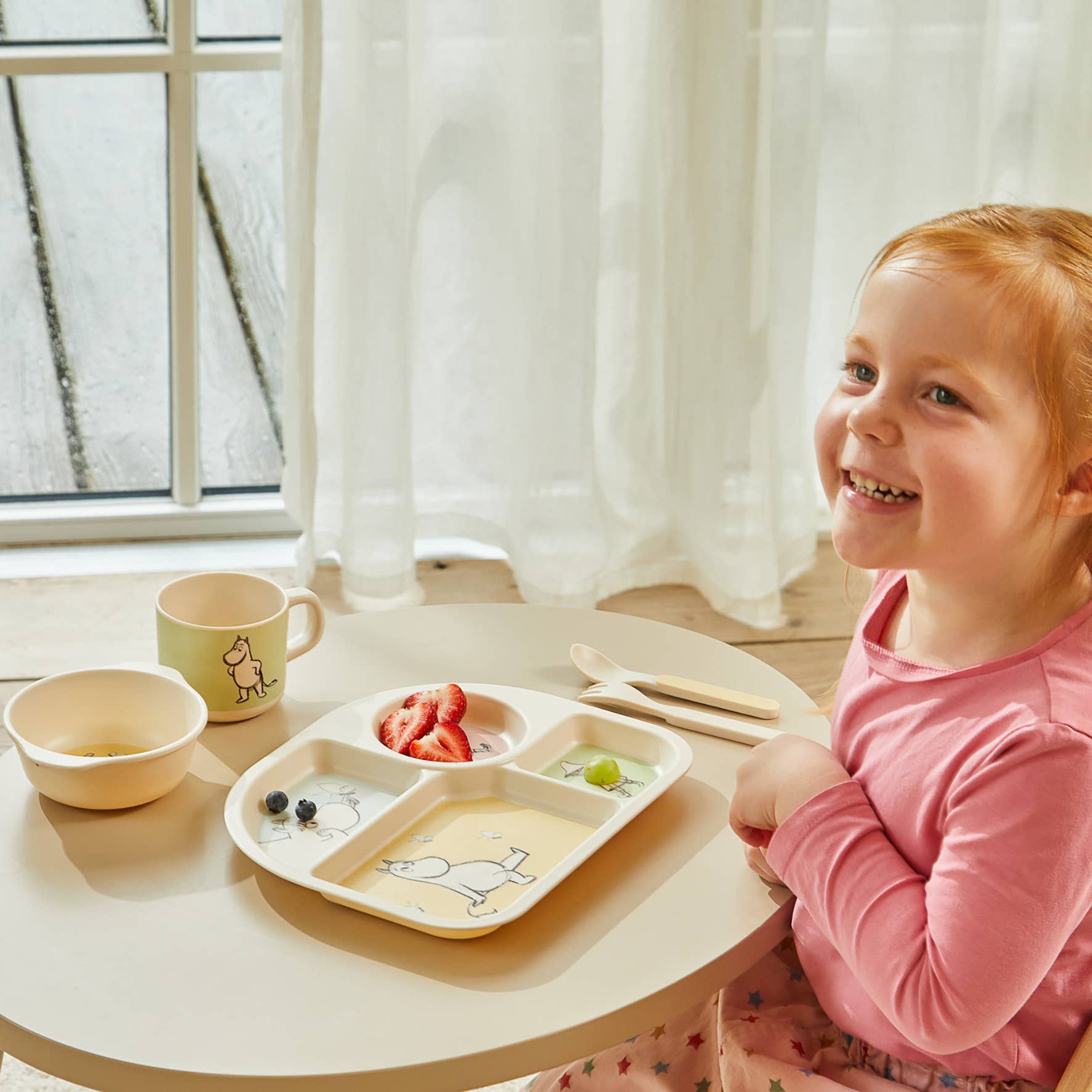 Barbo Toys - Wholesale Dinnerware Set - Kids & Baby - Moomin - Sketch - 4 Room Mealtime Set3