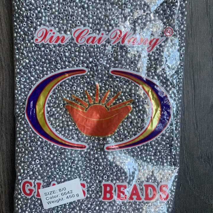 MaddieMayShop - Wholesale Beads - 8/0 Seed Beads Glass Beads, 450 Grams, Bulk seed beads3