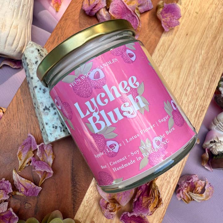 Lychee Blush Coconut-Soy Wax Candle with Flowers & Crystals and other Purchase Wholesale dried lychee. Free Returns & Net 60 Terms on Faire trending on Faire.