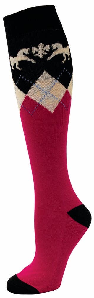 JPC Equestrian - Vente Chaussettes – femme - Chaussettes hautes Hadley Equine Couture pour femme2