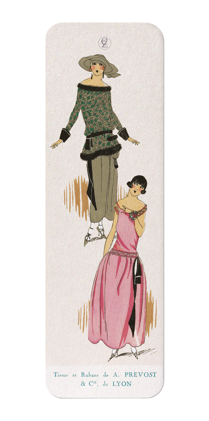 Ezen Trade - Vente Marque-page - TRÈS PARISIEN - TISSUS ET RUBANS (1923) : Marque-page ancien0