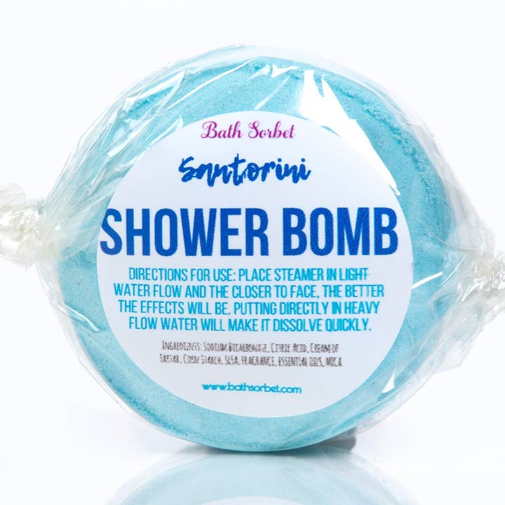 Bath Sorbet - Wholesale Shower Steamer/Bomb - Santorini Shower Bomb0