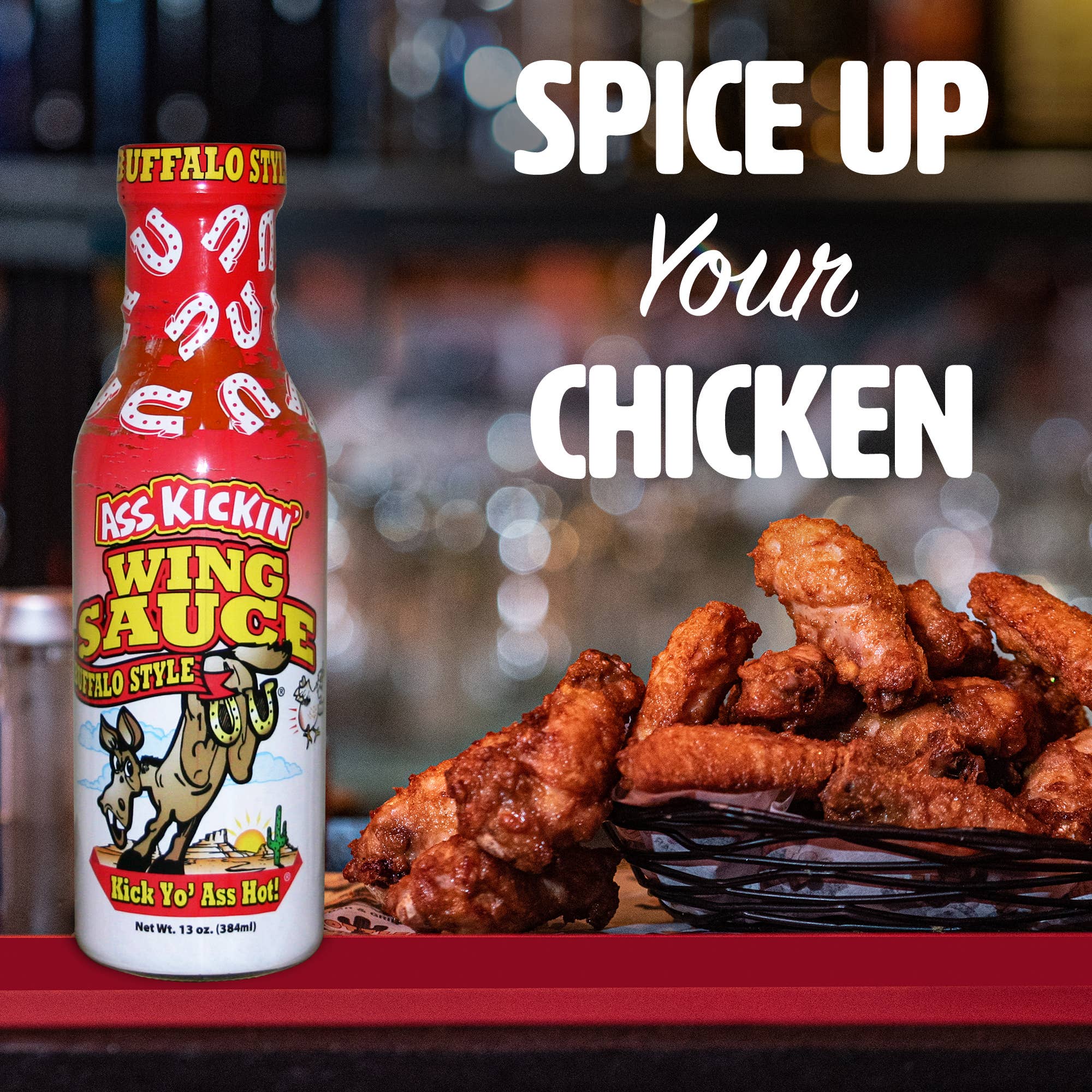 Southwest Specialty Food - Wholesale Hot Sauce - Ass Kickin’ Buffalo Style Wing Sauce3