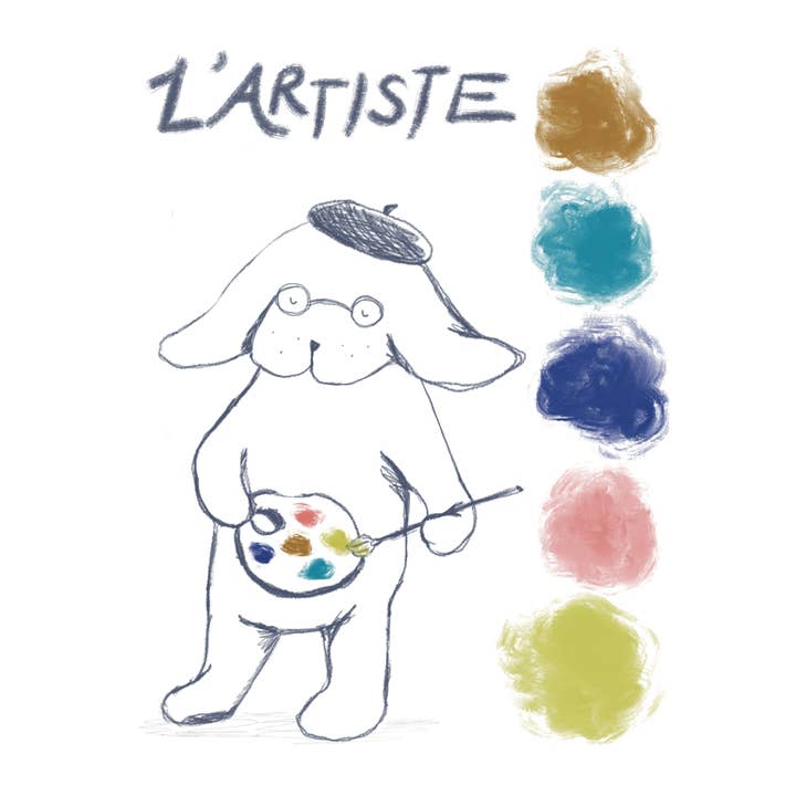 L'artiste Kunstdruk voor wholesale door Desert Bunni