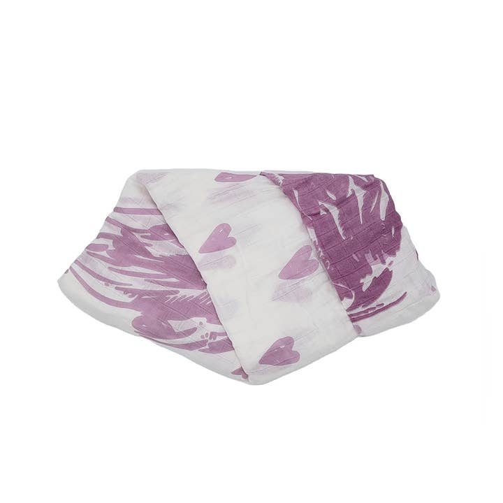 Crover - Wholesale Swaddle - Baby - 100% Cotton Pink Angel Baby Swaddle Blanket5