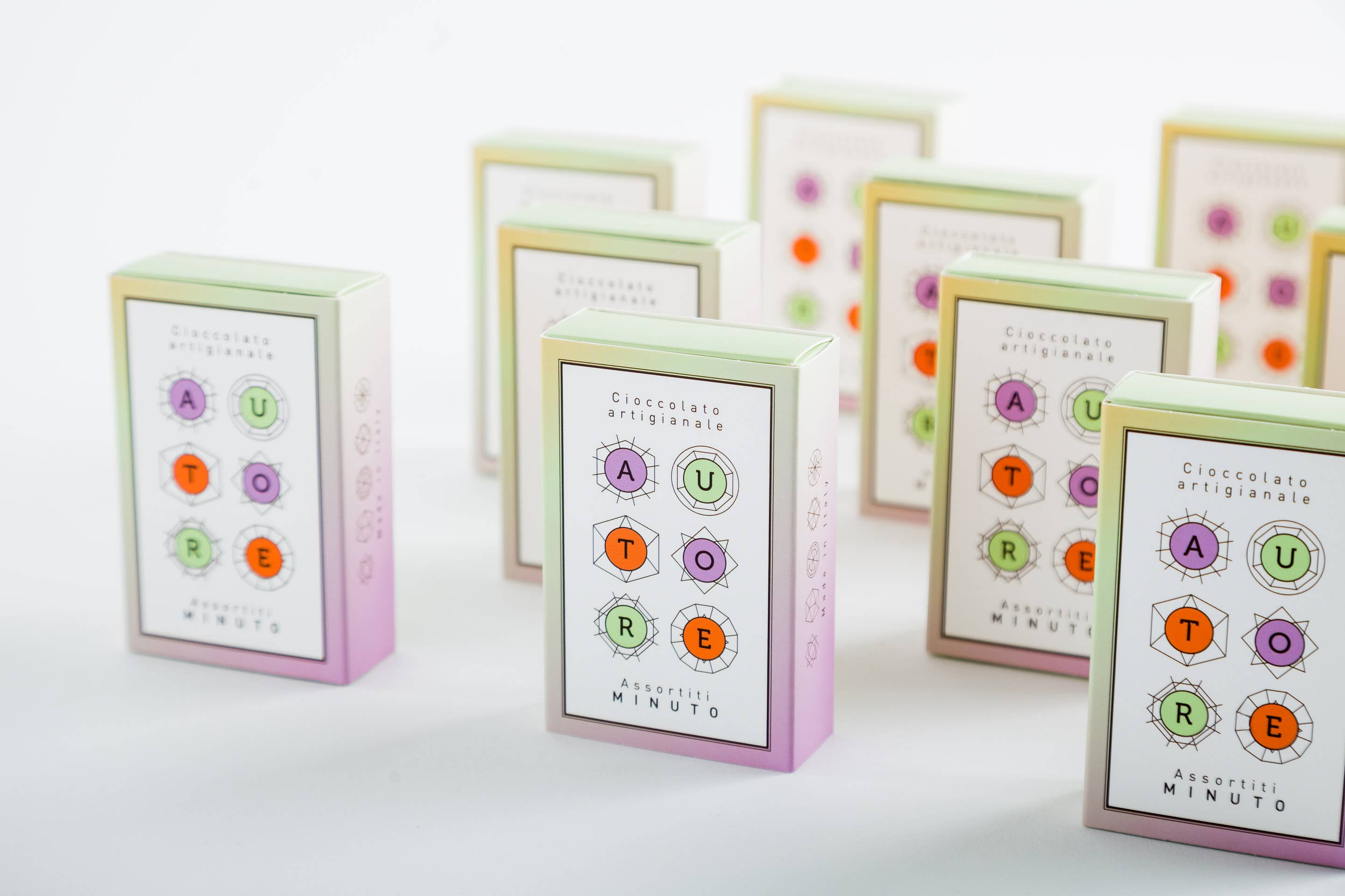 Autore Chocolate - Wholesale Chocolate Box - Assorted Minuto With Chocolate in Paper Box 36g - 1.3 Oz4