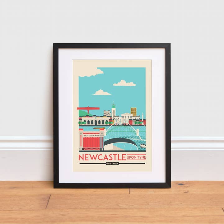 Newcastle Print for engroshandel hos The Creative Toucan ltd