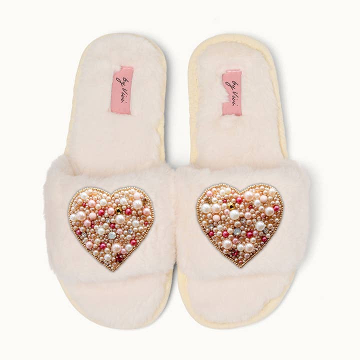 Broschenpaar: Perlen Herz for wholesale by by Vivi. e. K.