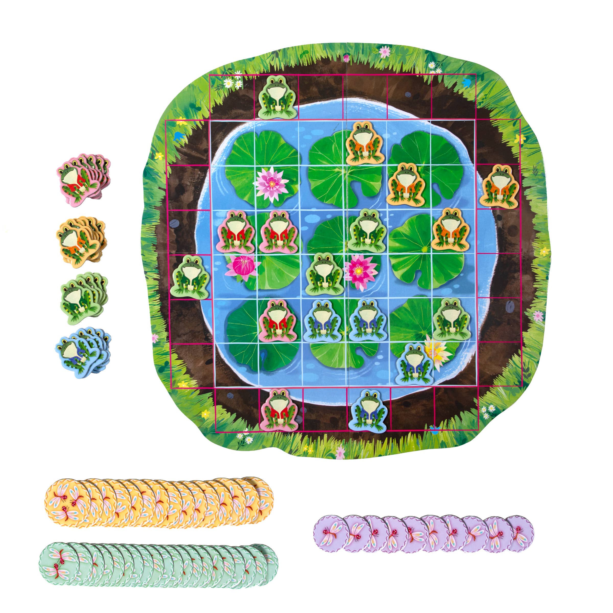eeBoo - Wholesale Board Game - Frog Hopkins Shaped Game2