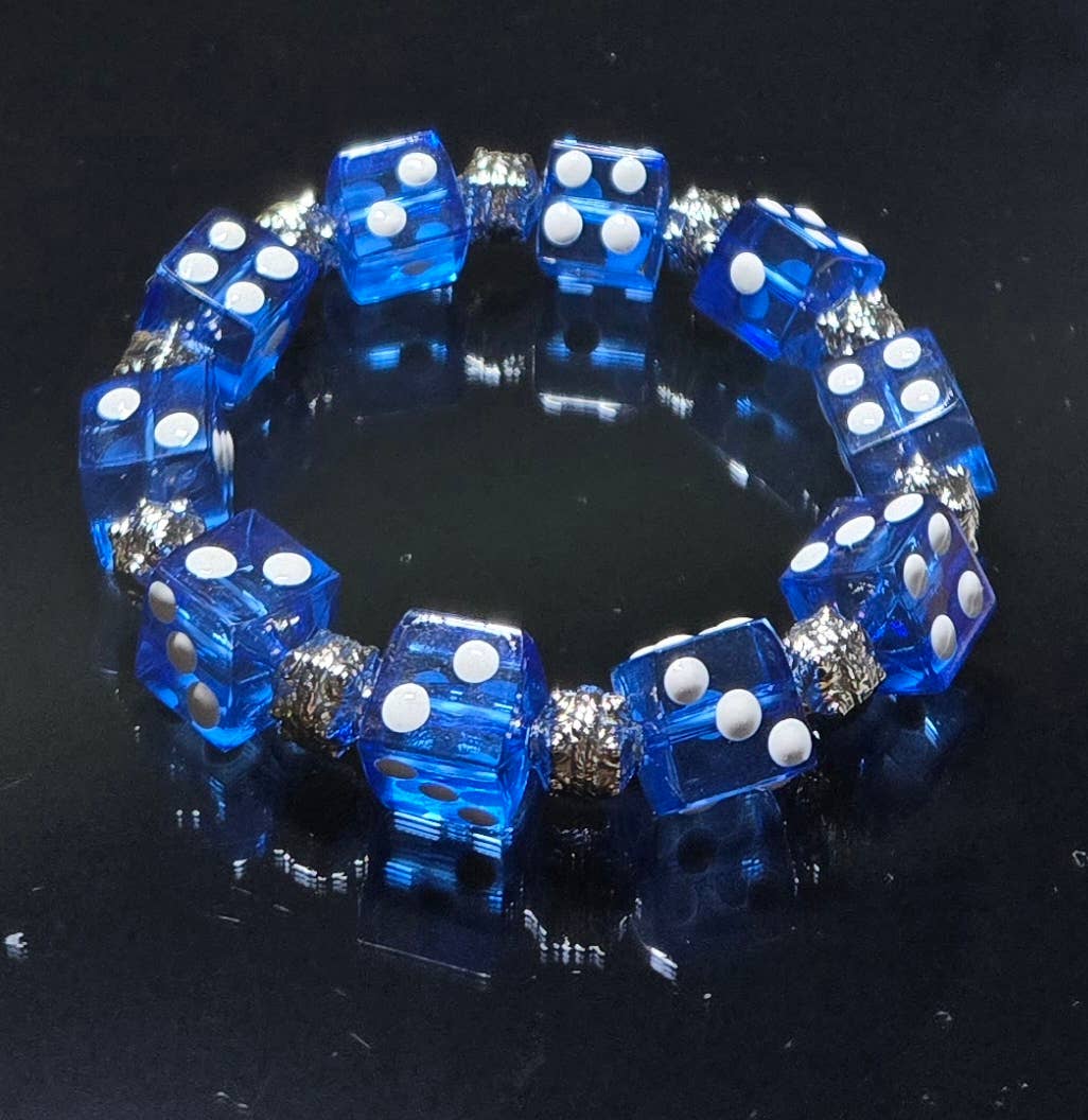 Fiona Accessories - Wholesale Beaded Bracelet - Dice Bunco Beaded Bracelet, Casino Game Night Gift Shop Idea4