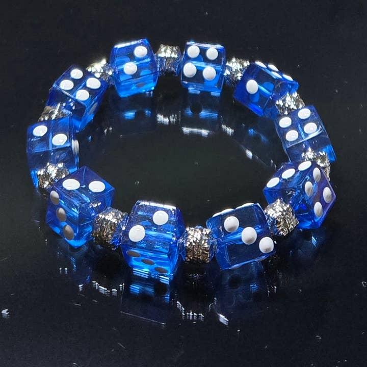 Fiona Accessories - Wholesale Beaded Bracelet - Dice Bunco Beaded Bracelet, Casino Game Night Gift Shop Idea4