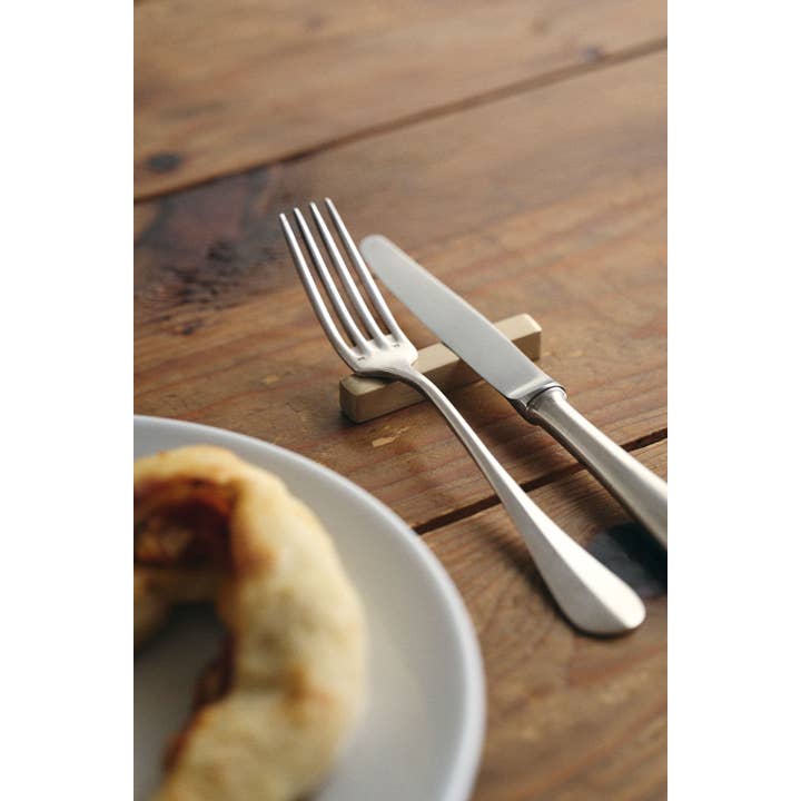 Fog Linen Work - Wholesale Spoon Rest - Brass Cutlery Rest Square1