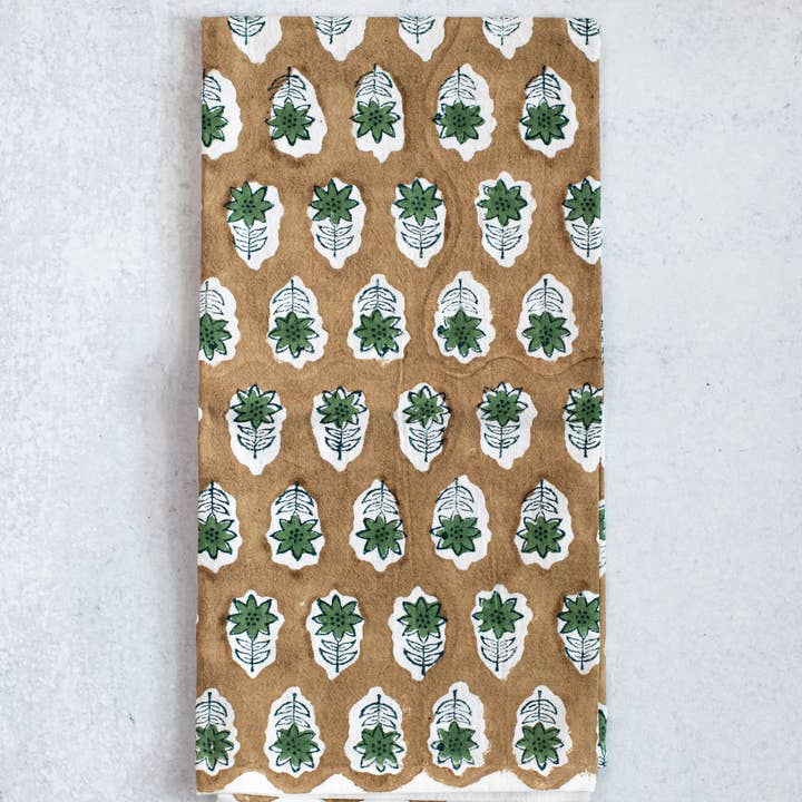 Mended - Wholesale Tea Towel - Tea Towel (Ivory) - Lily - Chai & Sage0