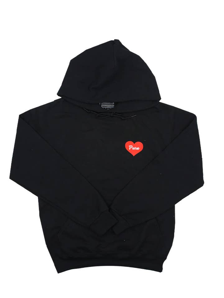 Sudadera con capucha Pure Heart para venta al por mayor de Pure Clothing of NY