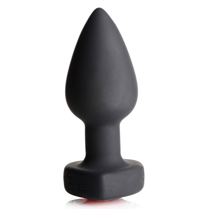 Booty Sparks - Wholesale Sex Toy - 28X Vibrating Silicone Red Heart Anal Plug2