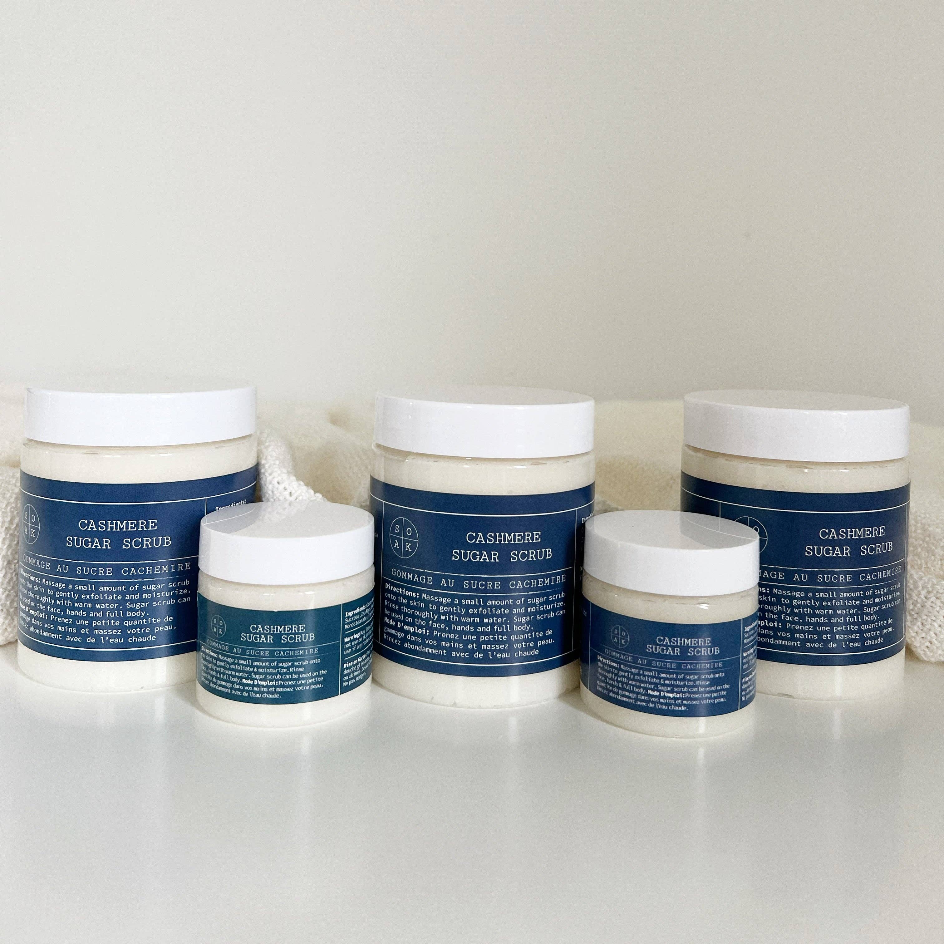 SOAK Bath Co - Vente Gommage/exfoliant pour le corps - Mini Gommage au Sucre au Cachemire - 2oz - Fabriqué au Canada3